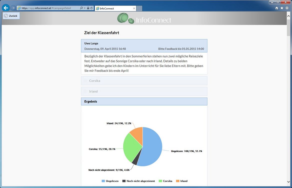 InfoConnect Abstimmung