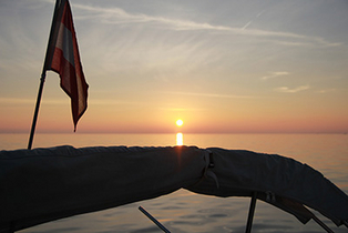  Rot-weiß-rotes Abendrot 