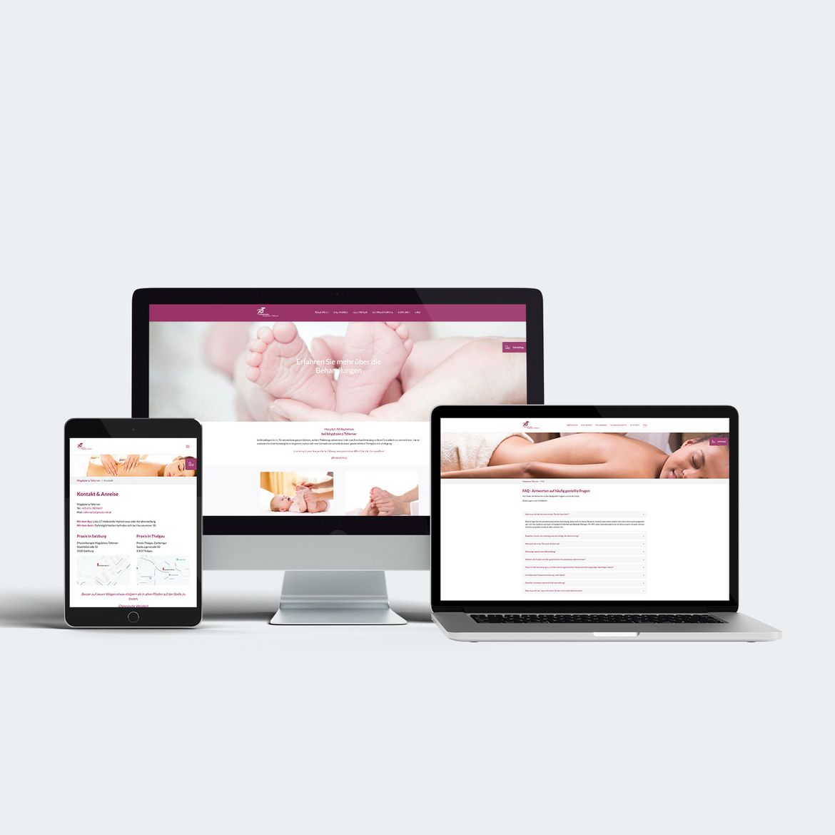 Neue Website für Physiotherapie Magdalena Taferner