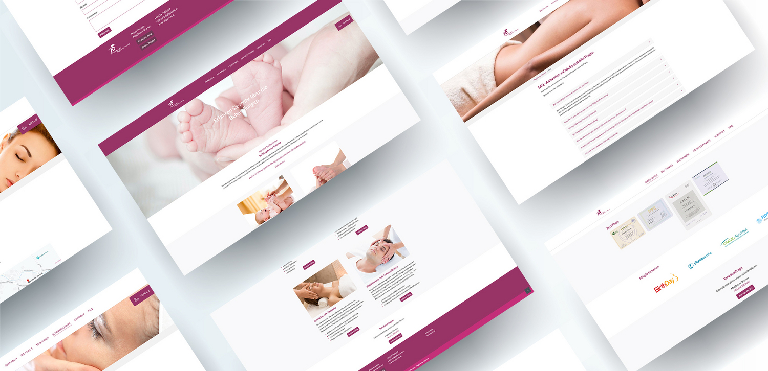 Neue Website für Physiotherapie Magdalena Taferner