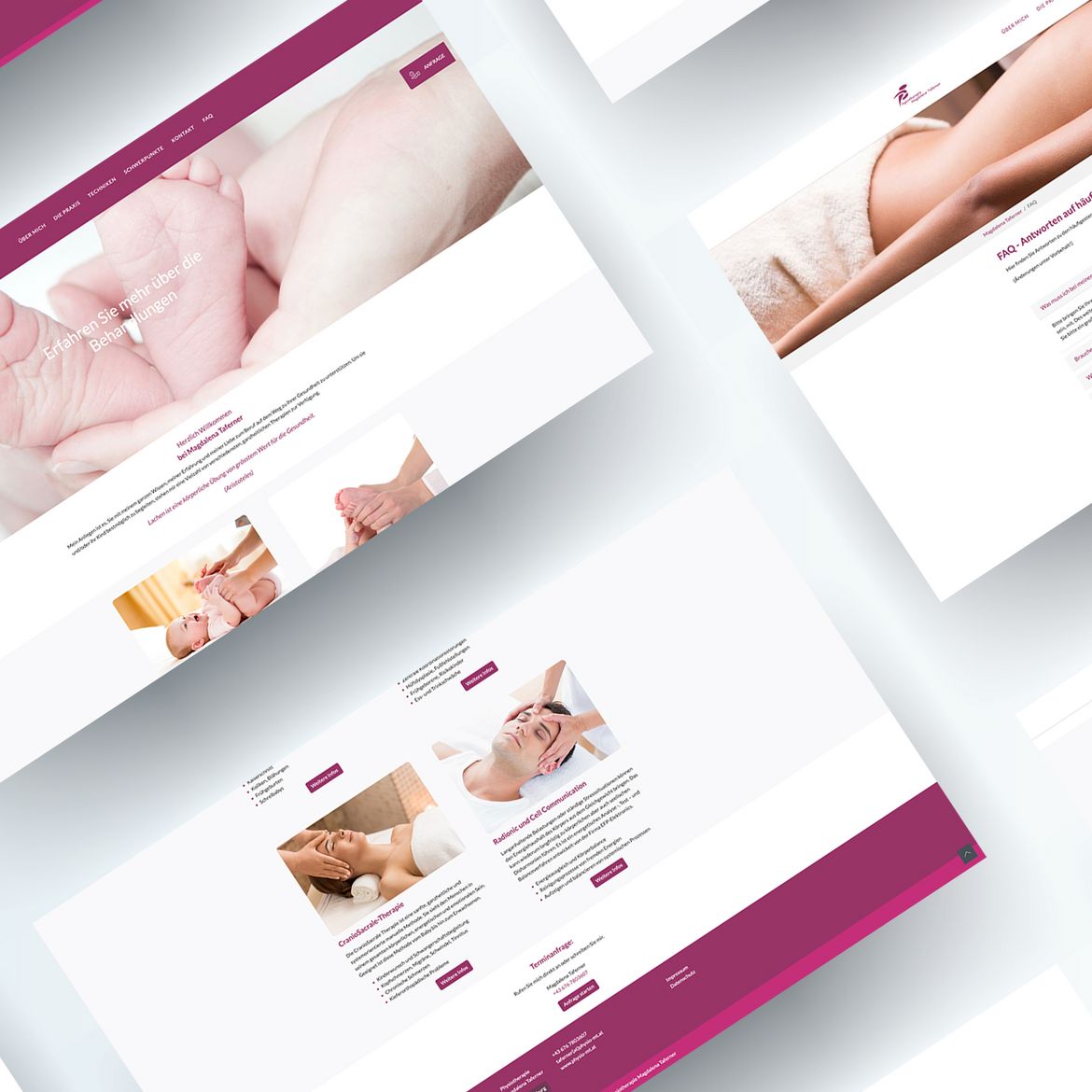 Neue Website für Physiotherapie Magdalena Taferner