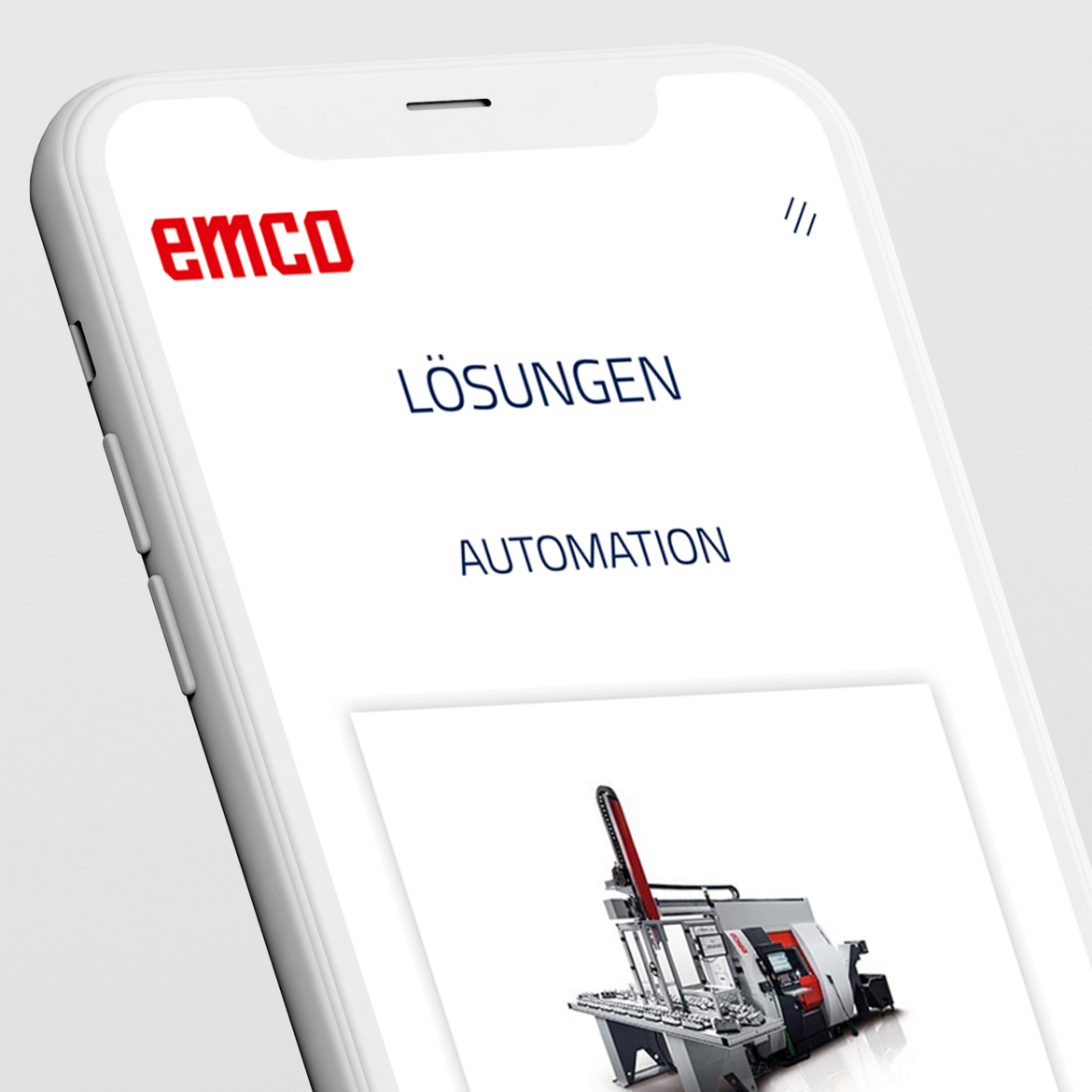EMCO Sales-App Referenz