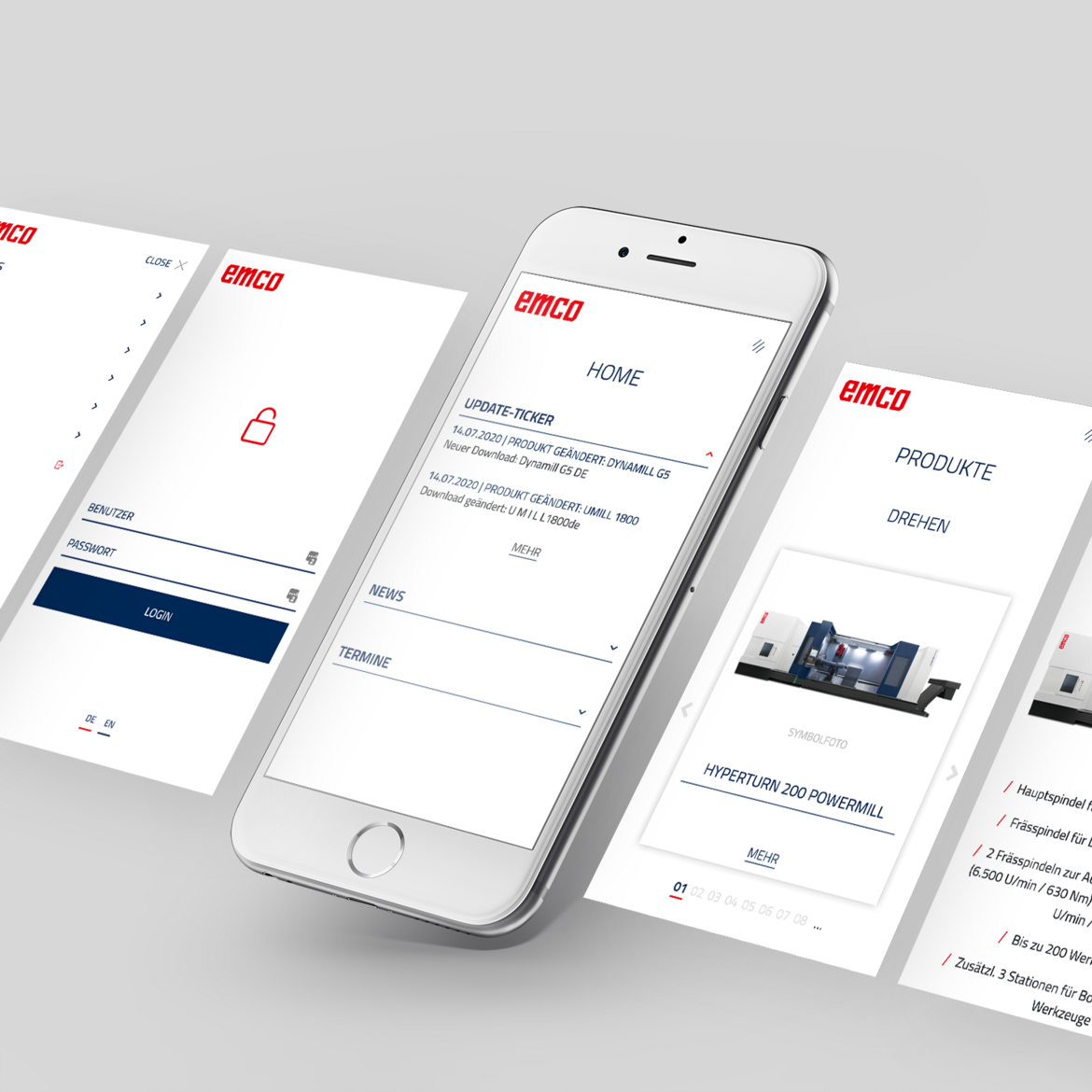 EMCO Sales-App Referenz