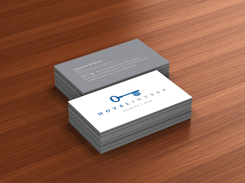 Hotelinvest-Visitenkarten