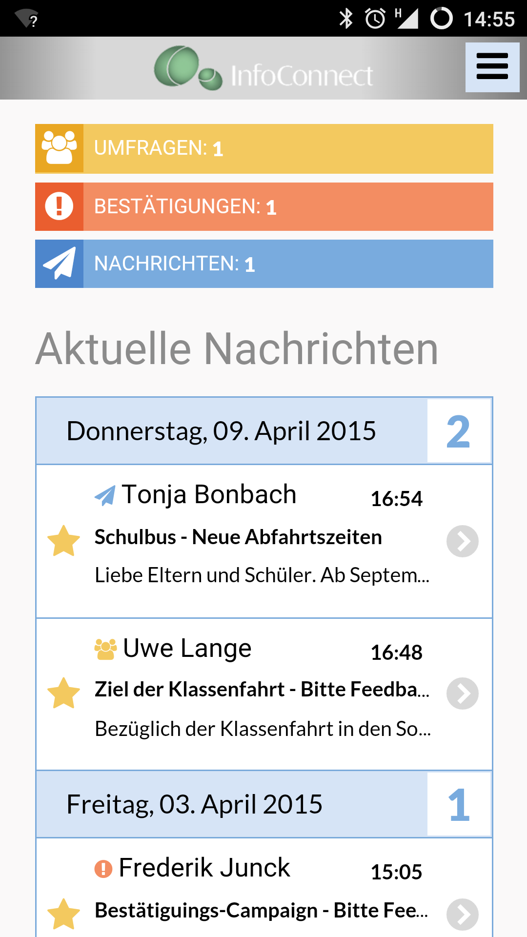 InfoConnect Dashboard