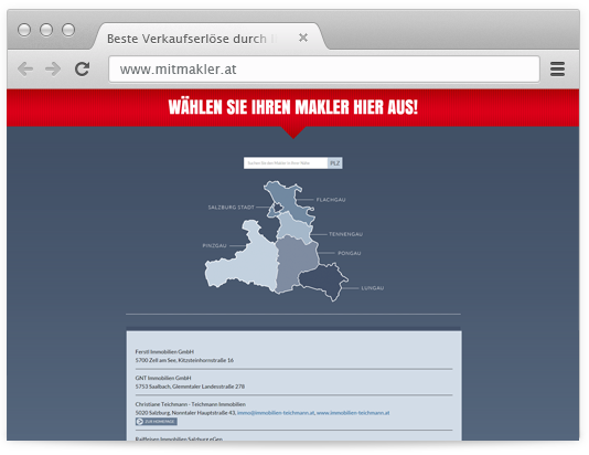 mitmakler Webseite